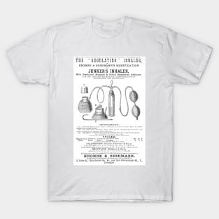 Krohne & Sesemann - The "Regulating" Inhaler - 1891 Vintage Advert T-Shirt